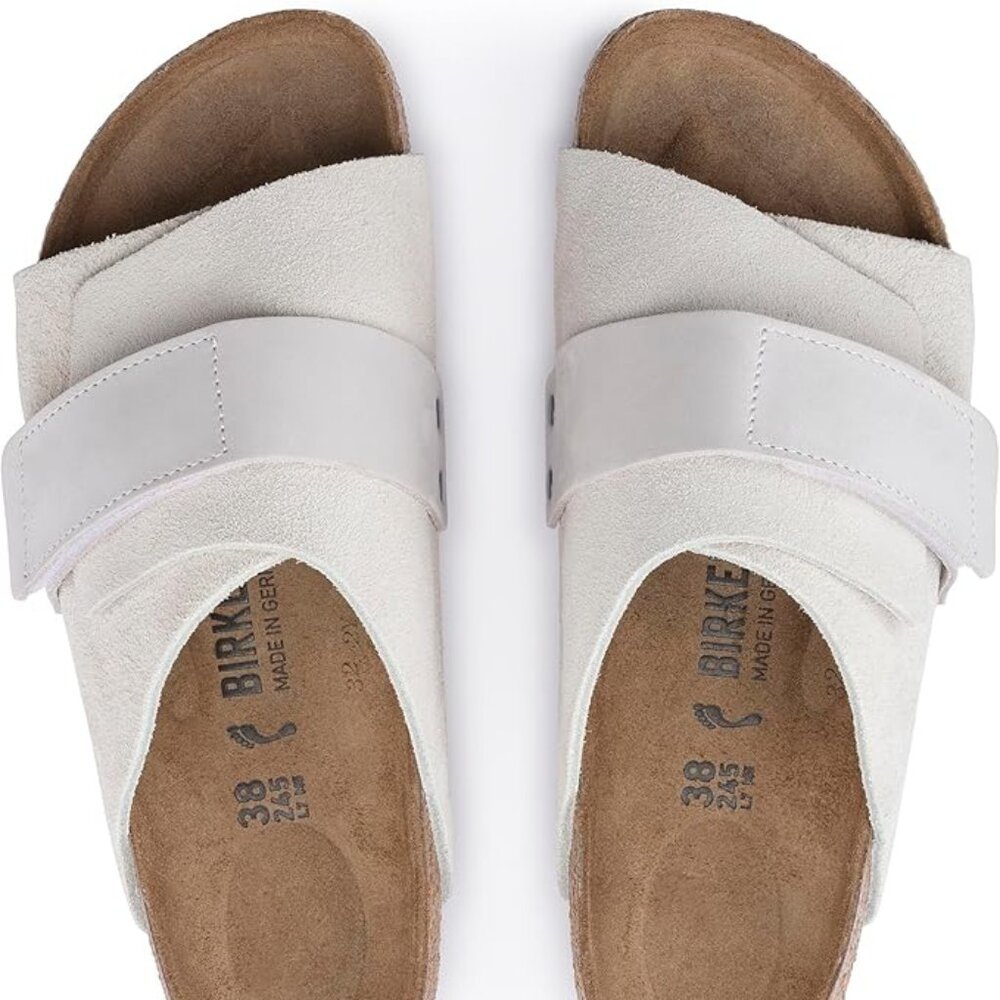 Birkenstock Women's Kyoto Sandals, Antique White, 7 Medium US